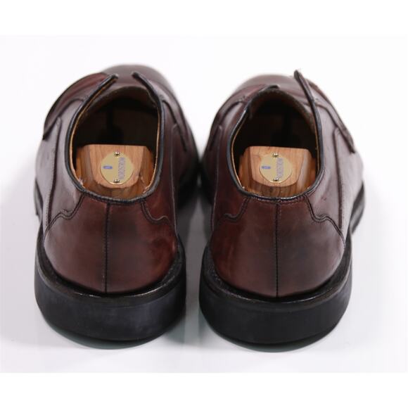 Allen Edmonds Men's Sanford Burgundy Plain Toe Leather Oxford Dress Shoes 9 D - Picture 6 of 12